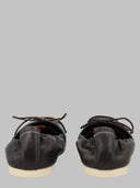 Mm6 Maison Margiela Ballerina In Pelle Con Punta Squadrata