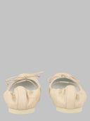 Mm6 Maison Margiela Ballerina In Pelle Con Punta Squadrata