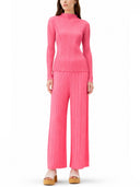 Pleats Please Issey Miyake Pantalone Palazzo "월간 컬러: 3월"