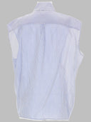Mrz Camicia Smanicata In Cotone Misto Seta