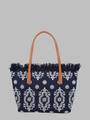 Borsa Mc2 Saint Barth "City" Media Con Frange