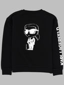 Karl Lagerfeld Felpa Con Stampe