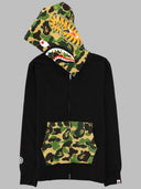 A Bathing Ape Felpa "Shark" Con Cappuccio