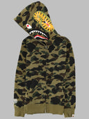 A Bathing Ape Felpa "Shark" Con Cappuccio