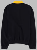 Versace Felpa Con Colletto Polo E Logo
