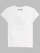 Karl Lagerfeld T Shirt Con Stampa Glitter