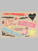 Marc Jacobs Portacarte "Lo scarabocchio punk"