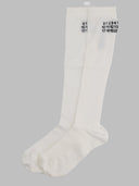 Mm6 Maison Margiela Calzini Alti Con Logo