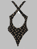 Marine Serre Costume Da Bagno Intero "Moon"