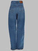 Marine Serre Jeans In Denim Di Cotone Organico