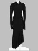 Victoria Beckham Abito Midi A Collo Alto