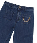 Mezclilla de jeans franchi de Elisabetta