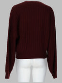 Rotate Maglia A Trecce In Lana E Cashmere