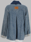 Ganni Giacca In Denim Patchwork