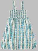 Abito con cinturino a fiori blu Tinycottons
