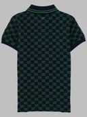 GucciJ S/S Polo Gg
Piquet di cotone/
Blu marino/verde