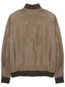 Low Brand Giacca Bomber In Suede