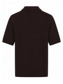 Luigi Gentile Polo "Capri" In Crochet Di Cotone