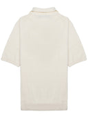 Luigi Gentile Polo "Capri" In Crochet Di Cotone