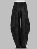 Rotate Pantalone Cargo In Pelle