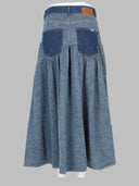 Ganni va en denim patchwork