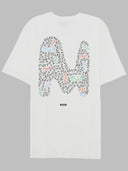 Msgm T Shirt Con Stampa Logo