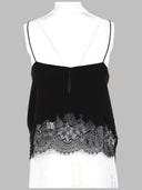 Autoritratto Top Con Pizzo E Cristalli