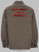 Drôle De Monsieur Overskjorte "Slogan" i Cotone Check