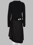 Maison Margiela Abito Midi Con Drappeggio