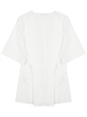 Toteme Blusa Plissettata Con Scollo A V
