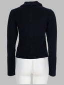 Chloé Cardigan Aderente En Maglia Con Logo