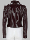 Logo Courreges Giacca Crop Con