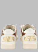 Golden Goose Baskets Ball Star Bianca Glitter Oro