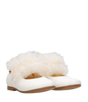 Elisabetta Franchi Flat Shoes White