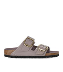 Birkenstock亚利桑那州大扣高光泽褪色的紫色凉鞋