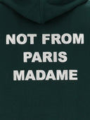 Dr�Le De Monsieur Dark Green Bold Slogan Hoodie