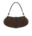 Borsa baguette al caffè Ganni Kat Chicory