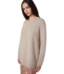Max Mara Weekend Peso Beige Crewneck Sweater