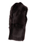 La Rose Gilet Montone Pelo Lungo