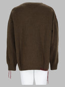 Maglia Amish "Crew Crop" A Lana