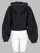 Alexander Wang Felpa Con Cappuccio E Zip Con Logo