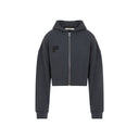 Pangaia Cropped Zip Up Hoodie