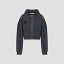 Pangaia Cropped Zip Up Hoodie
