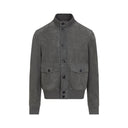 Zegna Leather Blouson Jacket