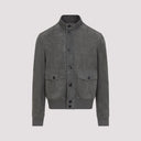 Zegna Leather Blouson Jacket
