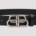 Balenciaga Leather Large Bb Belt