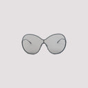 Alaïa Eyewear Alaïa Eyewear Round Metal 93 Sunglasses