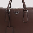 Prada Grained Leather Tote Bag