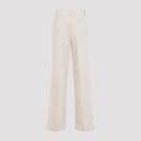 Peserico Wide Leg Cotton Pants