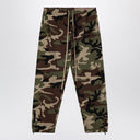 Fear Of God Essentials Camouflage Trousers In Recycled Nylon Blend